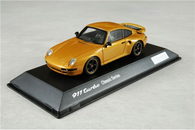 Car model Porsche 911 993 Turbo - Projekt Gold / Exclusive Manufaktur, scale 1:43, Limited Edition / 993 pcs