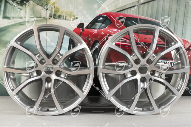 21-inch wheel rim set Cayenne ExclusiveDesign, 11J x 21 ET58 + 9,5J x 21 ET46