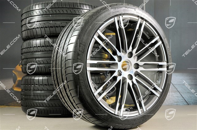 20-inch Turbo III summer wheel set, front 9,5J x 20 ET65 + rear 11J x 20 ET68 + tyres Michelin Pilot Super Sport 255/40 ZR20 + 295/35 ZR20, without TPMS sensor