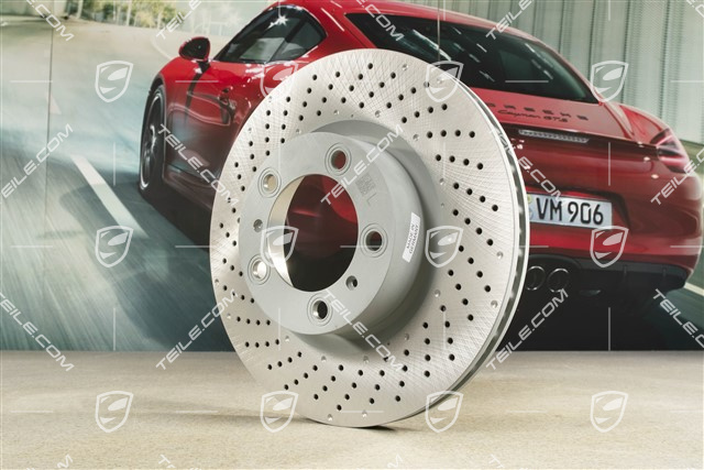 Brake disc, Boxster / Cayman, Basis Version, L  damaged