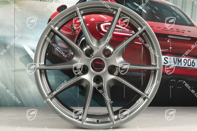 20" Felge Carrera S III, 11J x 20 ET70, Platinum-Seidenmatt