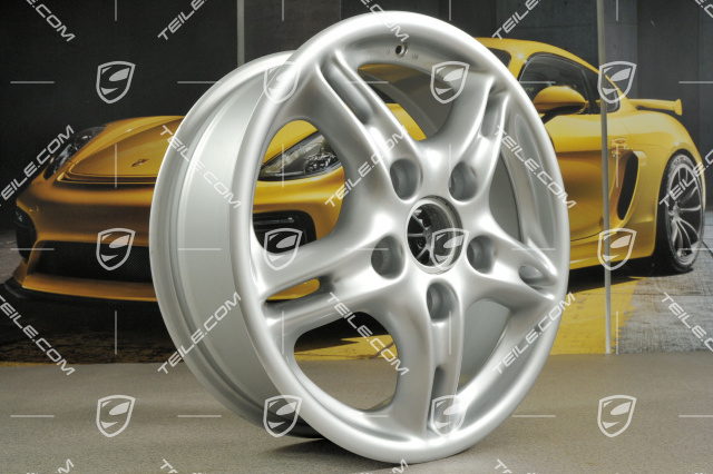 16-inch Boxster wheel set, 6J x 16 ET50 + 7J x 16 ET40