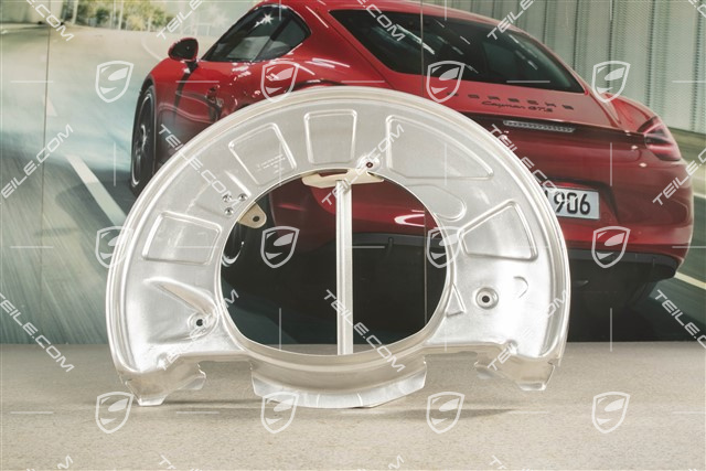 Front axle disc brake protective plate, PCCB, R