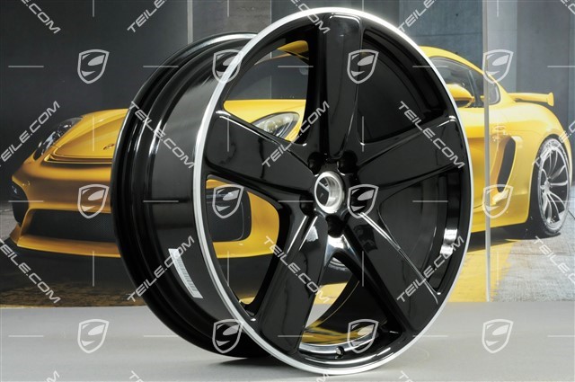 21-inch Sport Classic, alloy wheels set, 9J x 21 ET26 + 10J x 21 ET19, Black