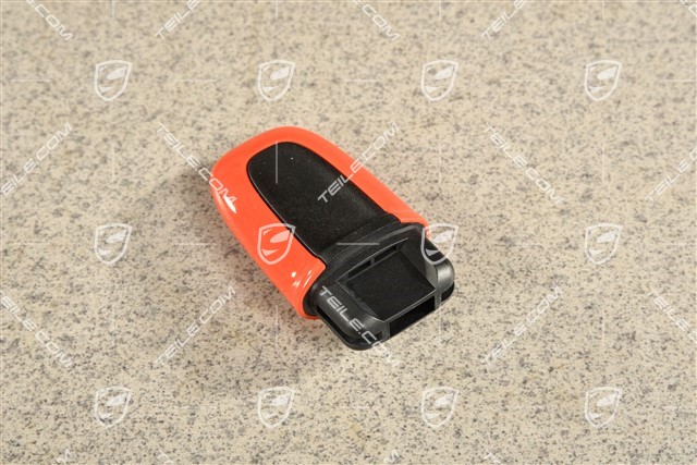 Ignition starter switch, lacquered Lava Orange, KESSY / Entry and Drive