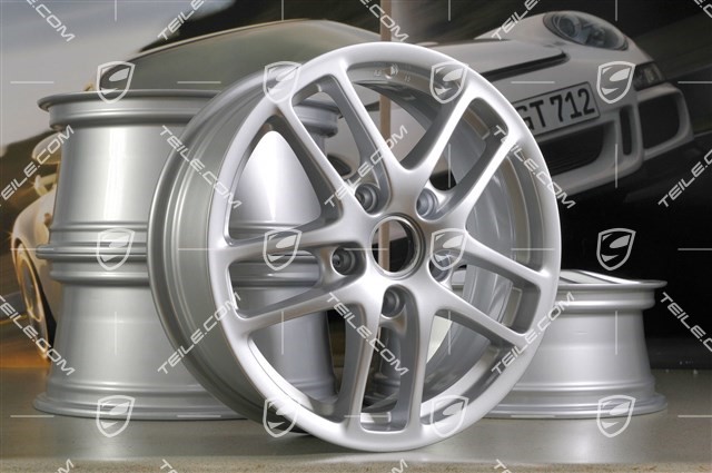 17-inch Cayman wheel set, front 6,5J x 17 ET55 + rear 8J x 17 ET40
