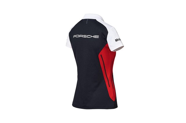 Motorsport Kollektion, Polo-Shirt, Damen, schwarz/rot/weiß, XL 44