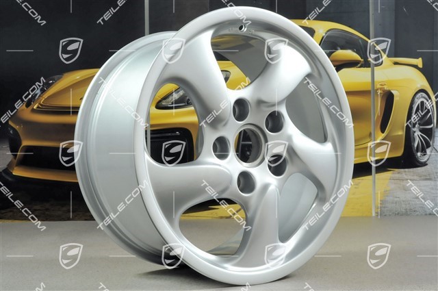 17-inch Boxster S wheel set, 7J x 17 ET55 + 8,5J x 17 ET50