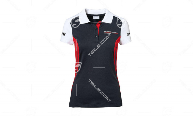 Motor Sports Collection, Polo-Shirt, Women, black/red/white, L 42