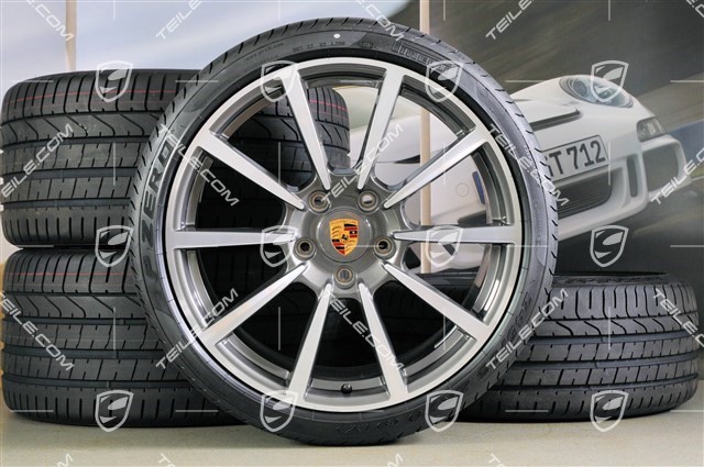 20" Sommerräder Satz Carrera Classic II, Felgen 8,5J x 20 ET51 + 11J x 20 ET52 + Reifen 245/35 ZR20 + 305/30 ZR20, ohne RDK-Sensoren