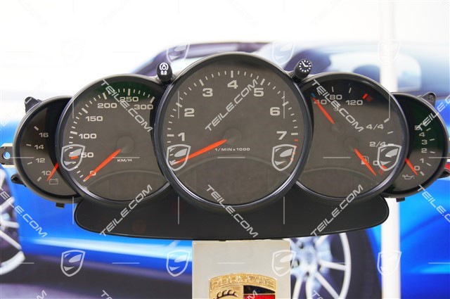 Instrument cluster, C2, 6-speed manual transmission