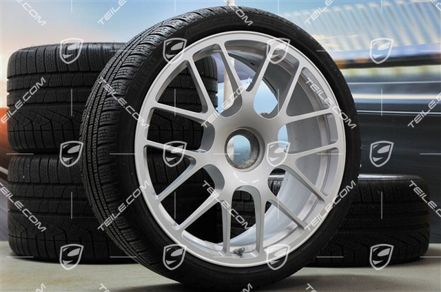 19-inch winter wheel set, RS Spyder, central locking, wheels: 8,5J x 19 ET56 + 11J x 19 ET51 + NEW winter tyres: 235/35 R19 + 295/30, with TPM