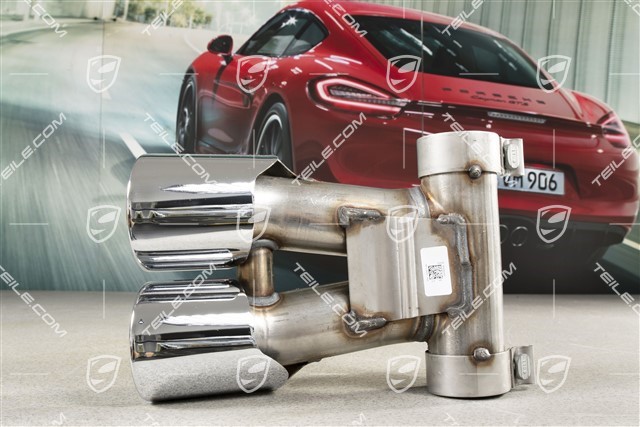 Tail pipe, sport, Boxster S/Cayman S