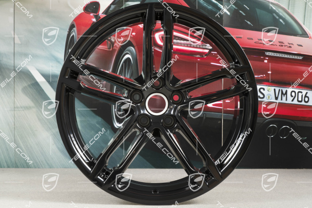 19" wheel, Turbo/Sport Design, 9J x 19 ET21, black high gloss