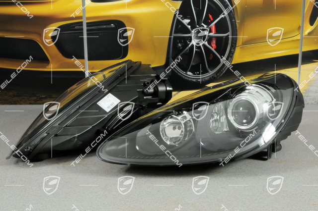 Xenon headlights, aut. dynamic headlight height adjustment, SportDesign Package, BLACK inside panel, set (L+R)