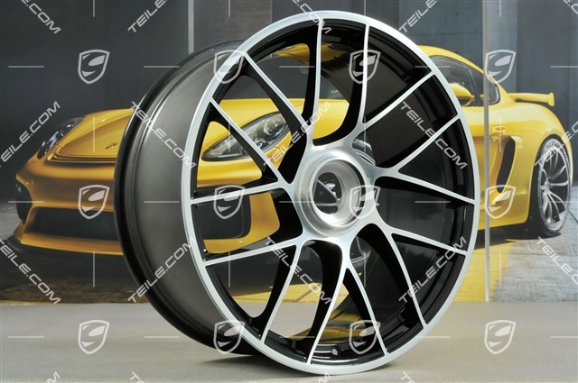 20-inch wheel rim set Turbo Sport III, central lock, 9J x 20 ET51 + 11,5J x 20 ET56, black