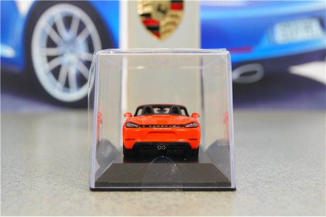 Teile Com Car Model Porsche Boxster S Lava Orange Scale New Accessories G