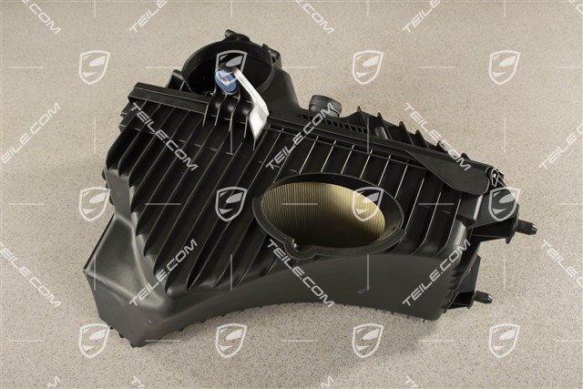 V6 / V8, Air Cleaner / Air filter housing complete, R / new /  Cayenne 958 / 106-00 Air filter / 95811002200