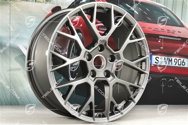 20-inch RS Spyder wheel rim, 8,5J x 20 ET53, platinum satin matt