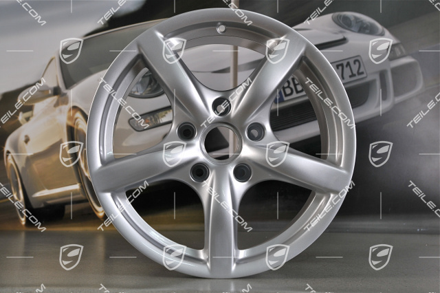 17-inch Cayman II wheel set, front 7J x 17 ET55 + rear 8,5J x 17 ET40