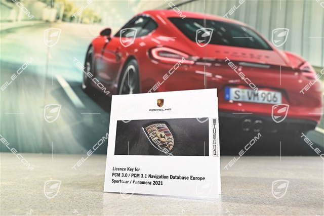 Navigation software update Europa, vehicles with PCM 3.0/3.1. Data version 2021