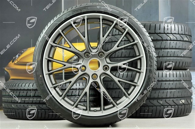 20" RS SPYDER Design koła letnie, komplet, felgi 8,5J x 20 ET49 + 11,5J x 20 ET76 + opony letnie 245/35 R20 + 305/30 R20