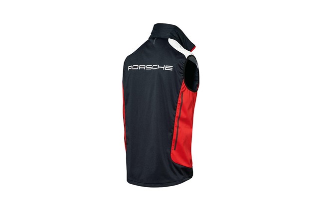 Motor Sports Collection, Padded Vest, Unisex, black/red/white, XL  XL 54