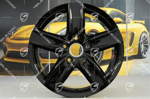 18-inch Cayenne S III, wheel, 8J x 18 ET53, black high gloss