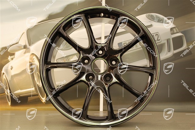 19-inch GT3 RS wheel, 8,5J x 19 ET53, black high gloss