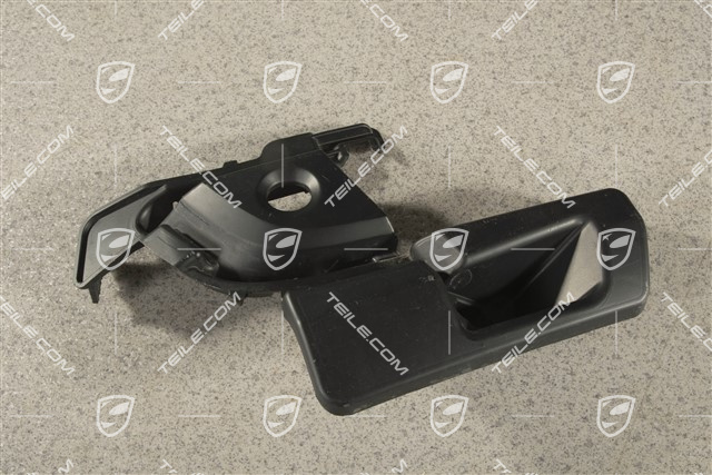 Cover, fog headlamp, PDC, Black Mat, R