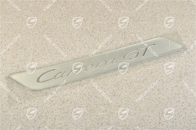 Logo / Sticker CARRERA GT, Sill cover inner, Scuff plate, L
