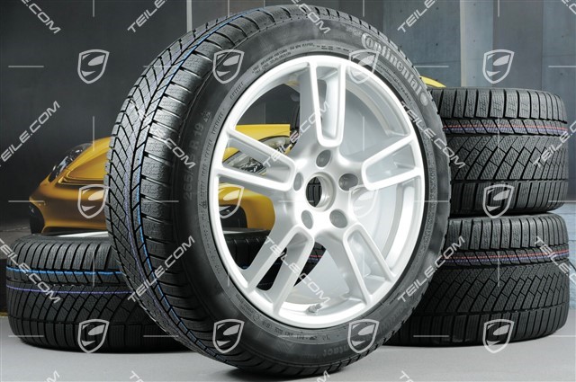 19-inch winter wheels set "Panamera", rims 9J x 19 ET64 + 10,5 J x 19 ET62 + Continental ContiWinterContact PS830 P winter tyres 265/45 R19 + 295/40 R19