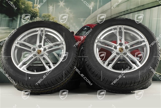 19-inch "Macan Sport" winter wheels set, rims 8,5J x 19 ET21 + 9J x 19 ET21, Dunlop winter tyres 235/55 R19 + 255/50 R19, with TPMS