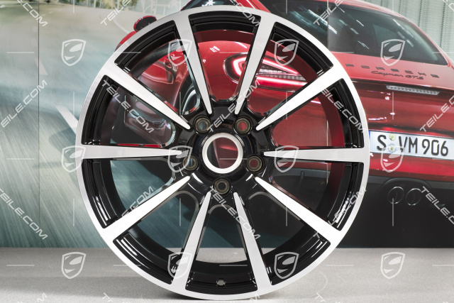 20" wheel Carrera Classic(II), 11,5J x 20 ET56, black high gloss