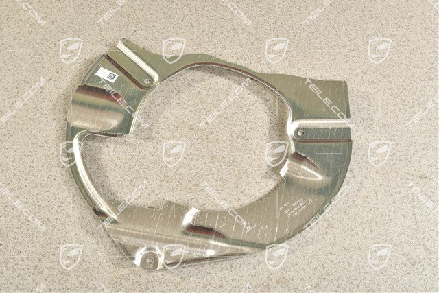 Front axle disc brake protective plate, R