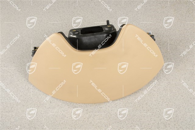 Dashboard trim / Instrument cluster cover, Leatherette, Luxor beige