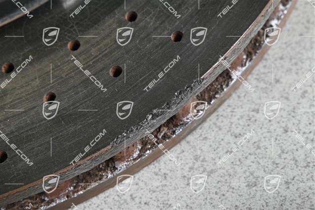 PCCB Ceramic brake disc, GT3/GT3RS/GT2RS, damaged, R