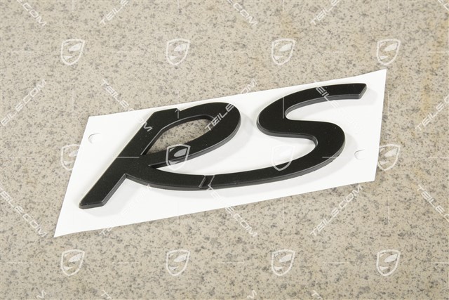 "RS" logo, black