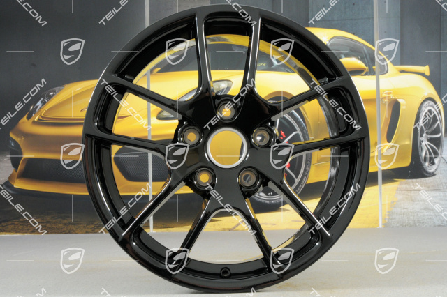 18-inch wheel rim Cayman III, 8J x 18 ET57, black high gloss