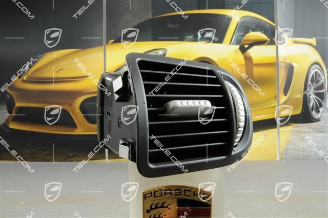 Side vent, Black, R