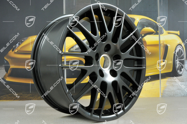 20-inch RS Spyder wheel set / GTS, 9,5J x 20 ET47, black satin mat