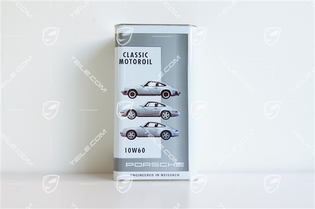 Porsche Classic Motoroil 10W/60, 5 litres