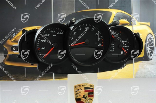 Instrument cluster, Tiptronic transmission, standard package