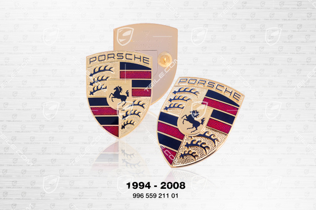 Porsche bonnet badge, crest (1994-2008)