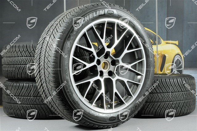 20-inch "RS Spyder Design" winter wheels set, rims 9J x 20 ET26 + 10J x 20 ET19 + NEW Michelin winter tyres 265/45 R 20 + 295/40 R 20, with TPMS