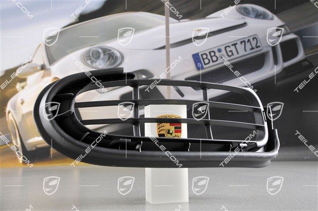 Bumper grille (grille frame), black, R Bumper grille (grille frame), black, R