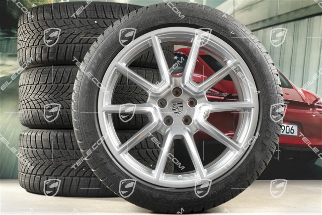 20-inch "Macan SportDesign" winter wheels set, rims 9J x 20 ET26 + 10J x 20 ET19, Dunlop SP Winter Sport 4D winter tyres 265/45 R 20 + 295/40 R 20, with TPMS