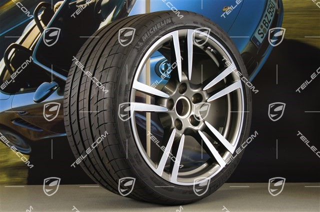 19-inch TURBO II summer wheel set, wheels: 8J x 19 ET57 + 11J x 19 ET67 + tyres: 235/35 ZR19 + 295/30 ZR19, with TPMS