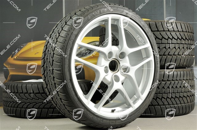 19-inch Carrera S II winter wheels, wheels: 8J x 19 ET57 + 11J x 19 ET67, Nokian WR winter tyres 235/35 R19 + 295/30 R19, without TPMS