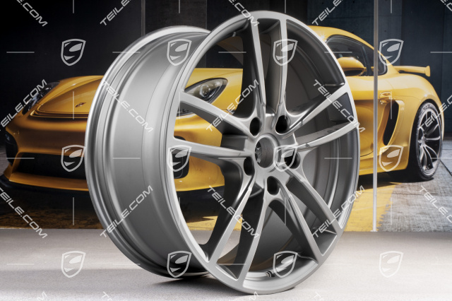 20" felga Cayenne Sport, 9J x 20 ET50, kolor platynowy satynya